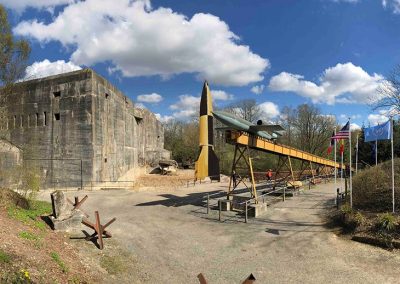 Fusée V2, Bunker seconde guerre mondiale Pas de Calais